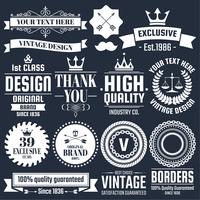 Vintage Retro Vector Logo voor banner