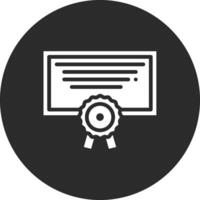 certificaat vector pictogram