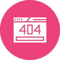 404-fout vectorpictogram vector