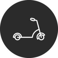 kick scooter vector icon