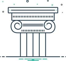 mixpictogram voor kolom vector