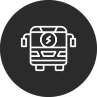 elektrische bus vector icon