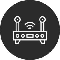 Wifi router vector icoon