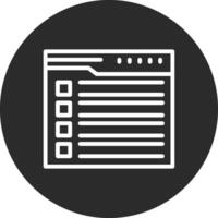 website checklist vector icoon