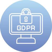 gdpr vector icoon