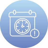 deadline vector pictogram