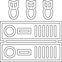 server ddos vector icoon