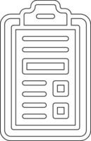 Klembord vector pictogram