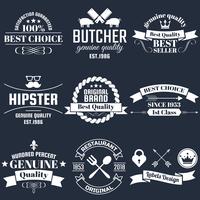 Vintage Retro Vector Logo voor banner