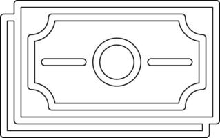 contant geld vector pictogram