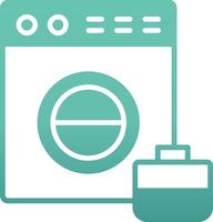 wasmachine vector pictogram