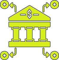 bank vector pictogram