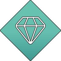 diamant vector pictogram