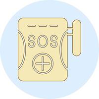 Sos vector icoon