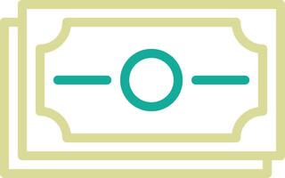 contant geld vector pictogram