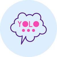 yolo vector icoon