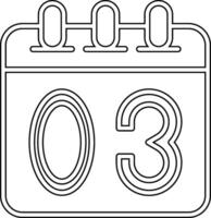 kalender vector pictogram