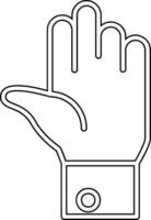 hand vector pictogram