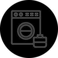 wasmachine vector pictogram