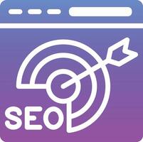 seo doelwit vector icoon