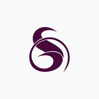 eerste brief sg logo of gs logo vector ontwerp sjabloon