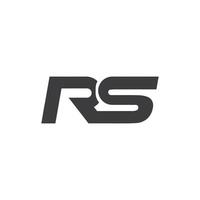 eerste brief rs logo of sr logo vector ontwerp sjabloon