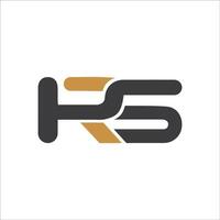 eerste brief rs logo of sr logo vector ontwerp sjabloon