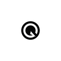 eerste brief qg logo of gq logo vector ontwerp sjabloon