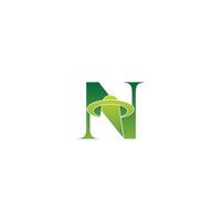 n logo of nn logo en icoon ontwerp vector