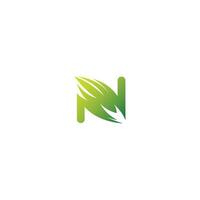 n logo of nn logo en icoon ontwerp vector