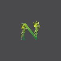 n logo of nn logo en icoon ontwerp vector