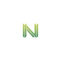 n logo of nn logo en icoon ontwerp vector