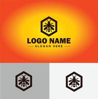 wesp logo vector kunst icoon grafiek voor bedrijf merk bedrijf icoon wesp logo sjabloon