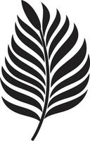 bladfusie artistiek blad icoon palmperfectie verfijnd vector embleem