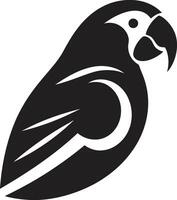 papegaaien levendig spanwijdte logo ontwerp vector vogel elegantie geopenbaard iconisch embleem icoon