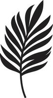 junglerhapsodie melodieus blad embleem tropische essentie essentieel vector logo