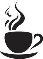 cuppacraft dynamisch koffie kop embleem espressomeester precisie gevectoriseerd koffie kop ontwerp vector