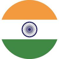 Indië vlag nationaal embleem grafisch element illustratie vector