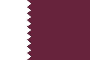 qatar vlag nationaal embleem grafisch element illustratie vector