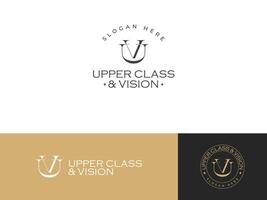 logo sjabloon voor luxe en volwassen bedrijf vector