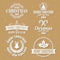 Kerst Vector Logo voor banner