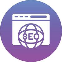 Internationale seo vector icoon