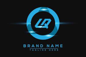 lq blauw logo ontwerp. vector logo ontwerp voor bedrijf.