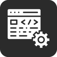 code instellingen vector icoon