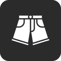 denim shorts vector icoon