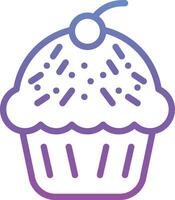 muffin vector icoon