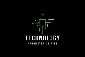 technologie logo vector icoon illustratie