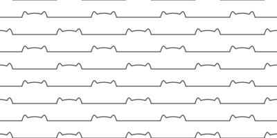 kat naadloos patroon vector katje calico lijn sjaal geïsoleerd tekenfilm tegel behang herhaling achtergrond illustratie geschenk inpakken papier ontwerp
