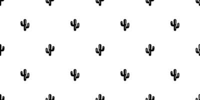 cactus naadloos patroon vector woestijn botanica bloem tuin fabriek sjaal geïsoleerd herhaling behang tegel achtergrond tekenfilm illustratie tekening wit ontwerp