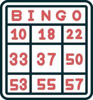 bingo vector icoon